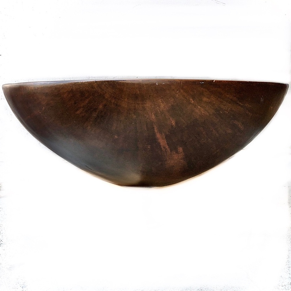 Vintage David Auld Wood Bowl - Haiti